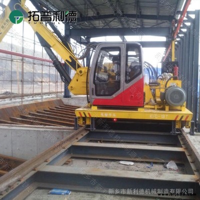 KPC-20T滑觸線電動平車 新利德挖掘機組裝線配套軌道電動平車圖文資料