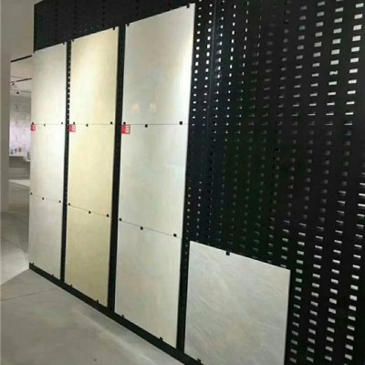瓷磚掛板 長(zhǎng)方孔瓷磚展架 瓷磚展架廠家