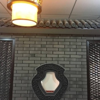 淞山古建 灰磚片 6*24 青磚瓷磚 青磚墻磚 仿古建筑墻面中式瓷磚