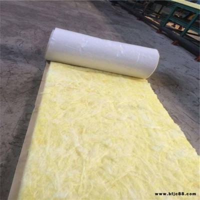 A級防火玻璃棉 離心玻璃棉卷氈防火耐高溫樓頂屋頂?shù)蹴攭w玻璃棉50mm單面貼鋁箔玻璃棉 仁盛保溫