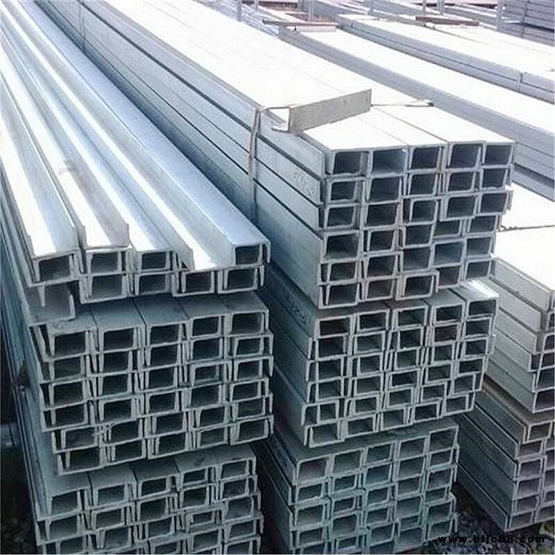 Q235B工字鋼H型鋼規格尺寸大全 Q195花槽鋼鍍鋅槽鋼打孔現貨可定做