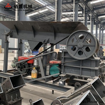 佰晟機械砂巖輪胎式移動式破碎站 砂巖篩分破碎機 石英石料制砂生產線大中小型號齊全 現貨供應