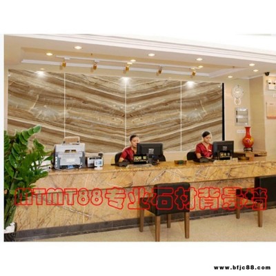 諾曼 公司大廳背景墻圖片 沙發背景墻大理石 高端電視背景墻 公司前臺背景墻 歐式紋理大理石背景墻 兩邊是石材的背景墻造型