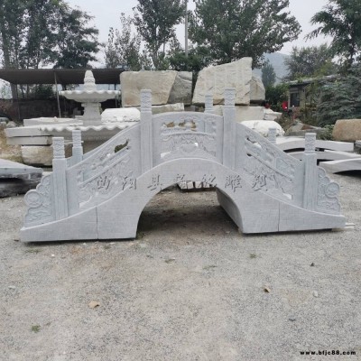 石雕大理石拱橋小型石橋欄板園林公園景觀戶外裝飾石雕拱形小石橋