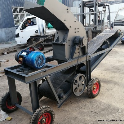 移動式石灰石制沙機 昂信機械200300型移動式花崗巖制砂機 整套設備