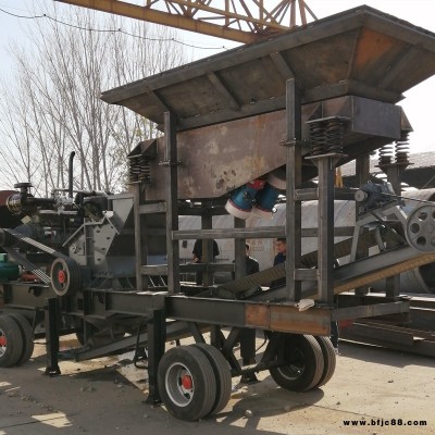 可移動石灰石制沙機(jī) 昂信600800型可移動花崗巖制砂機(jī) 整套設(shè)備