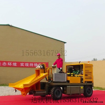 全自動(dòng)路沿石滑膜成型機(jī) 混凝土渠道滑膜機(jī)全自動(dòng)液壓行走