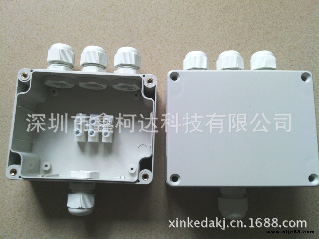 深圳鑫柯達供應路燈礦燈防水接線盒 LED匯線盒  戶外燈具防水盒