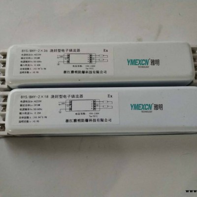 BYS/BHY-2*18W/28W/36W澆封型電子鎮(zhèn)流器 防爆燈專用鎮(zhèn)流器