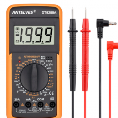 DT9205A數字萬用表電工儀表多功能數顯三極管跨境現貨一件代發