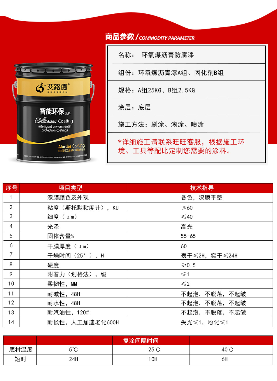 環氧煤瀝青防腐漆