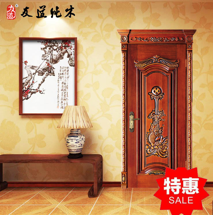 江陰橡木實木門宅配定制示例圖2