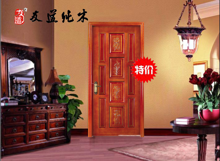常州仿古實木門加工定制廠示例圖2