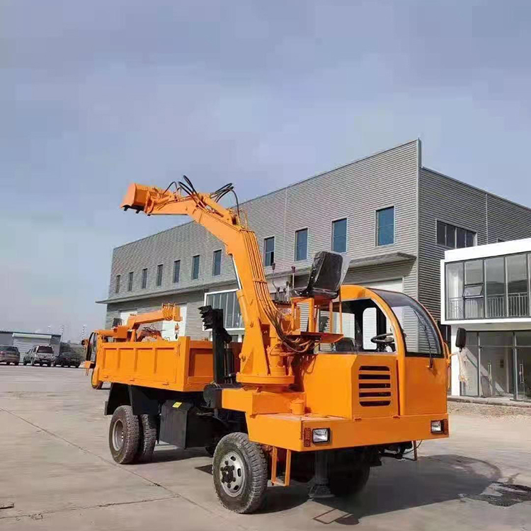5噸輪式隨車挖掘機 四驅(qū)隨車挖 翔云 四不像挖掘機 建筑工程