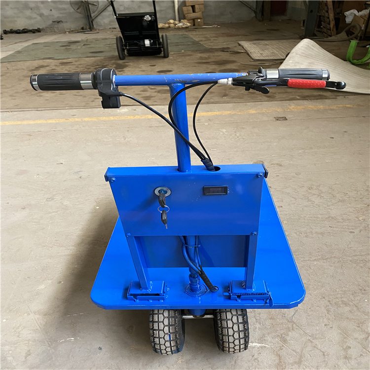 物料運(yùn)輸電動(dòng)平板車 挖掘機(jī)運(yùn)輸半掛車 工廠拉貨搬運(yùn)車  江承