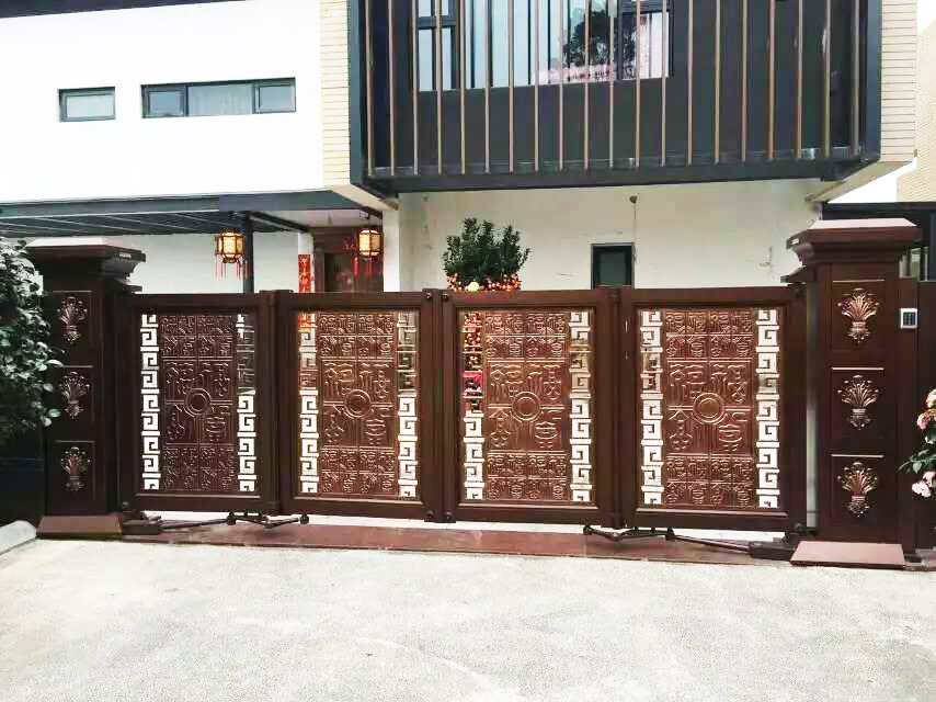 無(wú)軌折疊懸浮門(mén) 遙控折疊懸浮門(mén) 庭院平移門(mén) 別墅平開(kāi)門(mén)示例圖39
