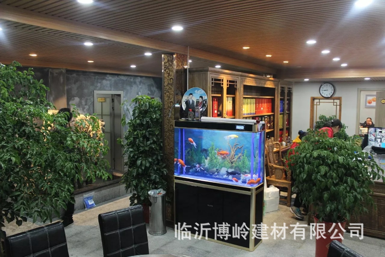 生態(tài)木墻板 150裝飾板 木紋轉(zhuǎn)印護(hù)墻板 防潮阻燃PVC木塑板 墻裙示例圖19