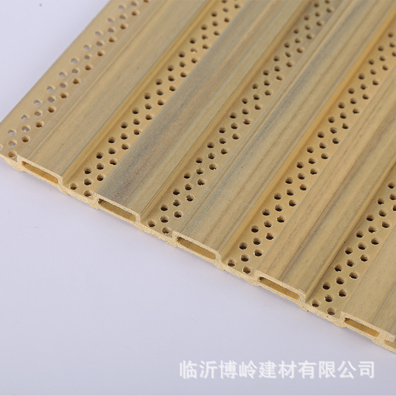 博嶺生態(tài)木吸音板 150長(zhǎng)城吸音板 防水阻燃 環(huán)保墻面裝飾吸音板示例圖4
