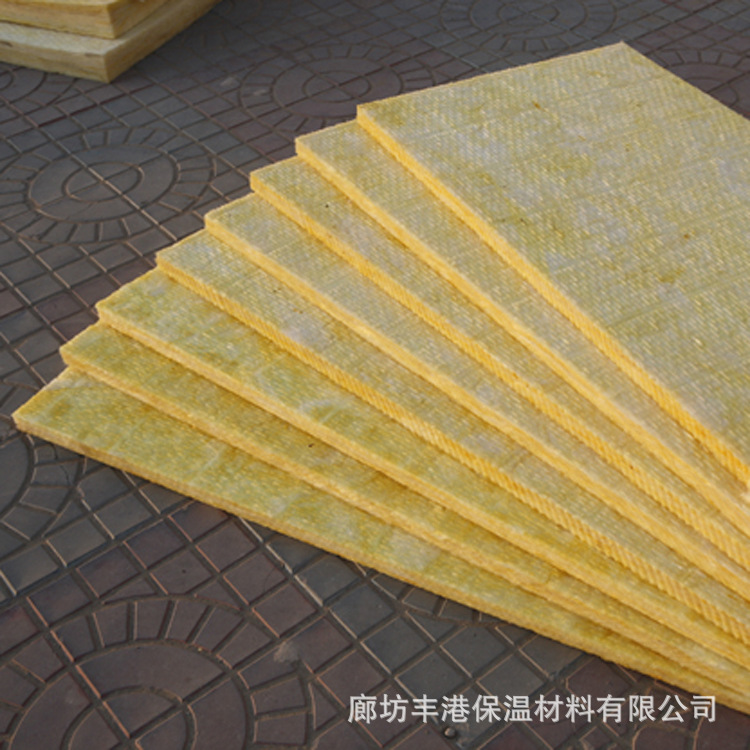 廠家直銷 超細(xì)離心吸音板A級(jí)防火隔熱保溫板 保溫卷氈玻璃棉管殼示例圖3
