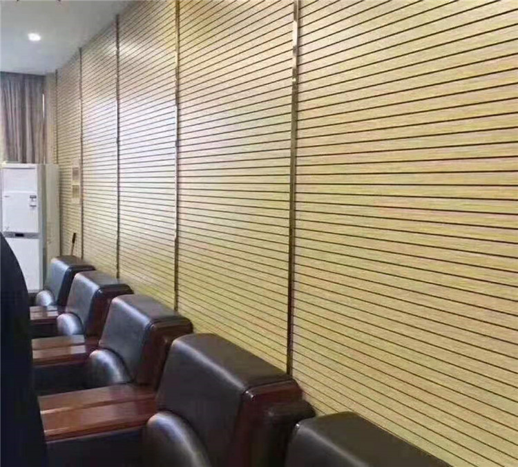 竹木纖維吸音板廠家直銷 隔音降噪材料  密度板吸音板