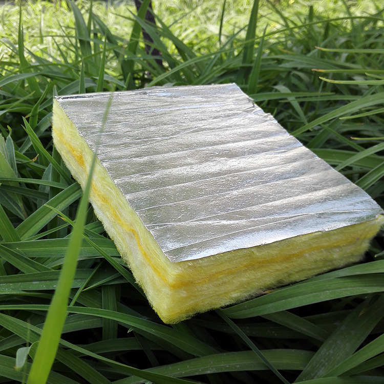 廠家生產(chǎn) 雙面鋁箔玻璃棉 A級防火玻璃棉保溫板 隔音玻璃棉制品示例圖7