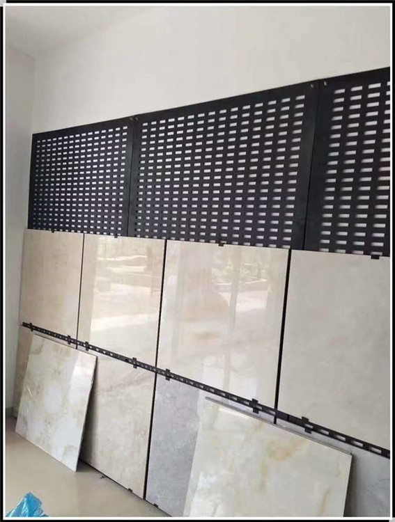 現貨銷售方孔瓷磚掛網 洞洞板沖孔板掛板 瓷磚展架廠家直銷