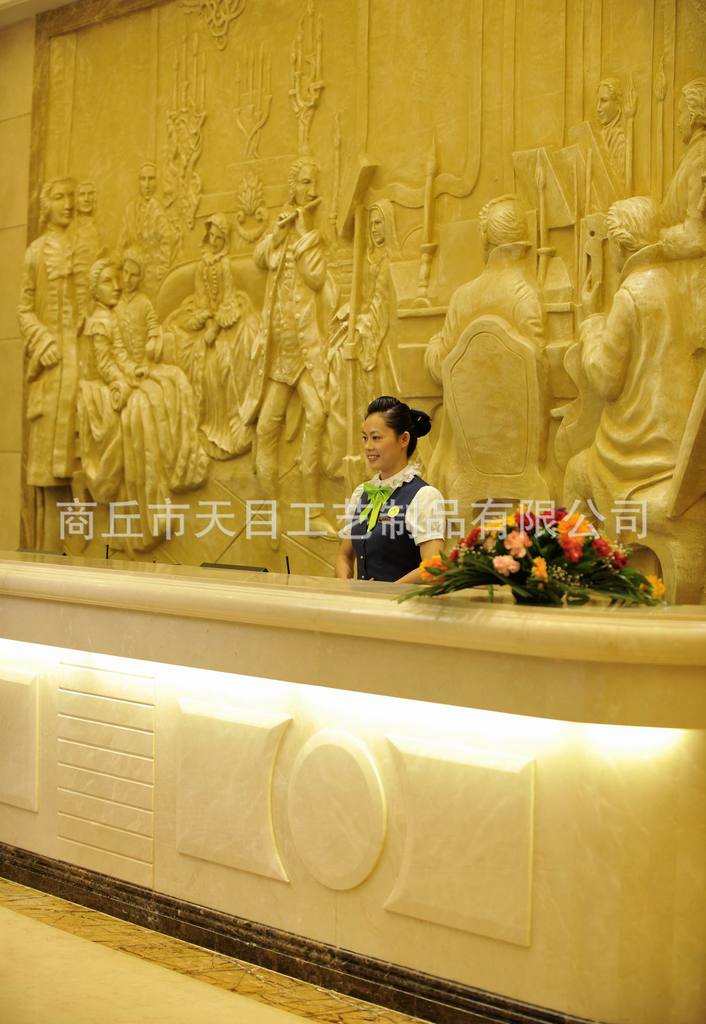 砂巖雕塑,砂巖浮雕壁畫,砂巖花盆示例圖6