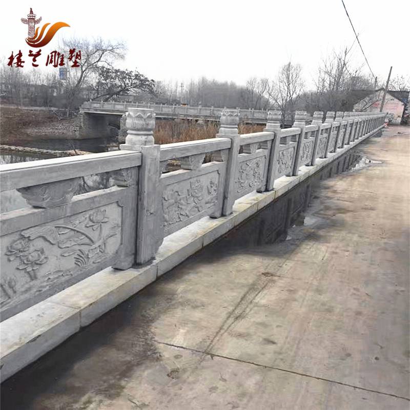嘉祥石雕石護(hù)欄 漢白玉石雕欄桿現(xiàn)貨銷售