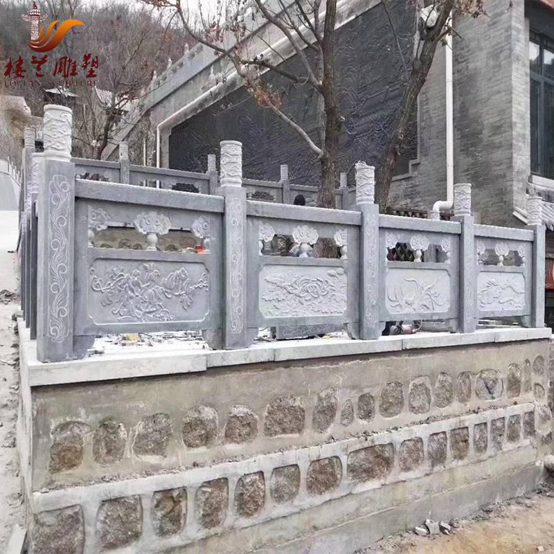 人物浮雕石雕欄桿 漢白玉石雕欄桿歡迎訂購(gòu)