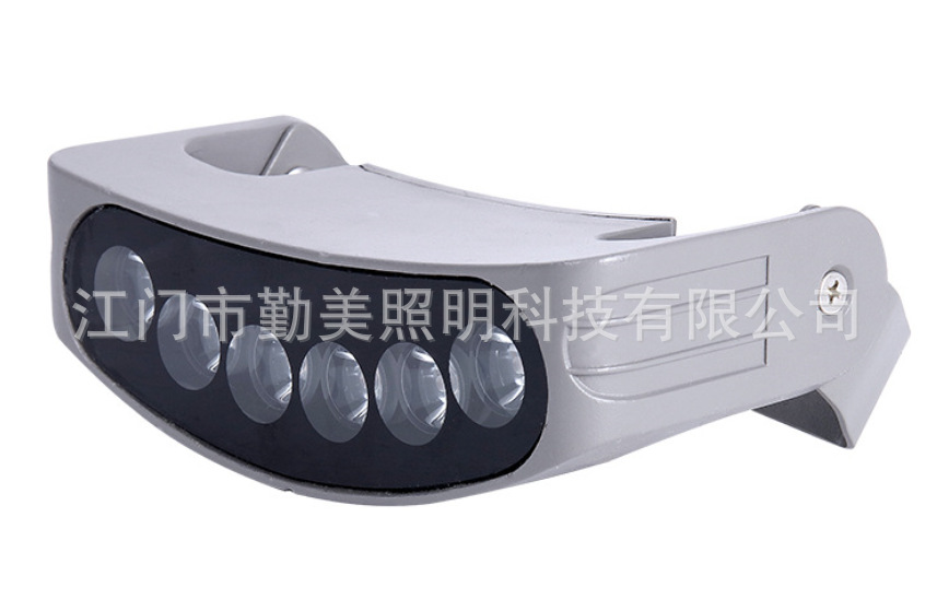 廠家直銷LED6W外控RGB全彩瓦楞燈/DMX512控制瓦楞燈/瓦片射燈示例圖2
