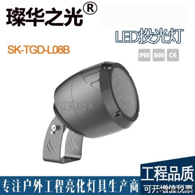璨華照明LED照樹燈圓形防水投光燈抱柱燈半地埋投光燈