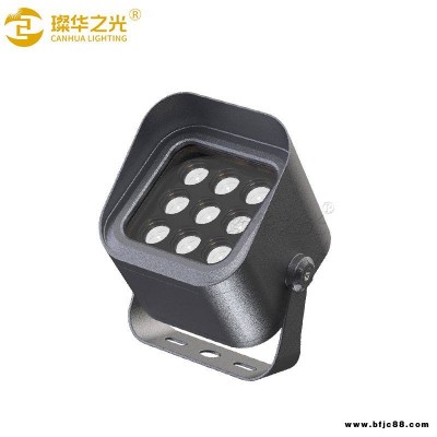 led方形投射燈戶外防水廣場七彩投光燈大功率景觀照樹燈