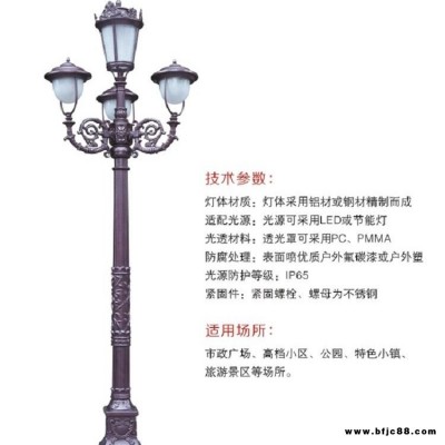 宇泉庭院燈直銷  LED庭院景觀燈  農(nóng)村景觀亮化工程