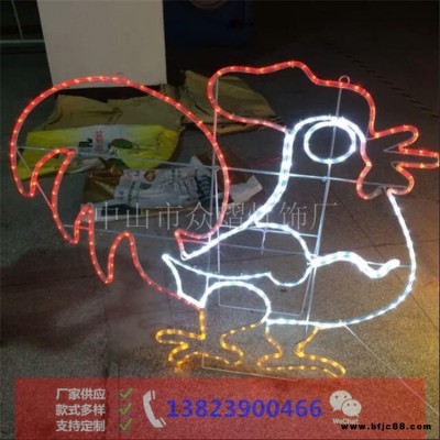 眾熠廠家直銷 加工定制各種小鳥動物景觀燈 LED平面動物造型燈 品質(zhì)可靠