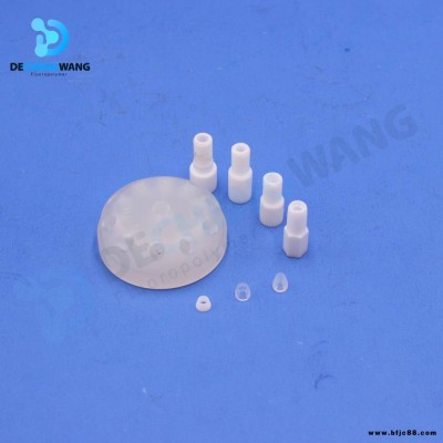 【德誠旺】水質分析耗材，管路連接件，聚四氟乙烯定制，PTFE制品，生產廠家