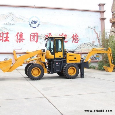 工程建筑用兩頭忙裝載機 輪式兩頭忙裝載機 挖掘裝載機