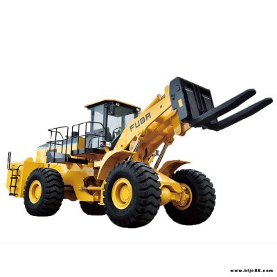 石材礦山堆場用FDM788T-42福大機械42噸叉車 42噸叉裝車 荒料搬運叉裝機