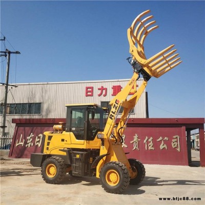 油剎式裝載機 廠家供應養殖用抓木機 裝載機輪式抓木機 日力重工