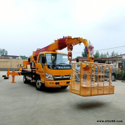 鴻信農村建筑小型汽車吊 變形金剛藍牌小吊車 國六藍牌液壓汽車起重機