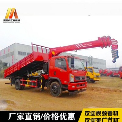 曼尼克 8噸汽車隨車吊報價 6.3噸自卸隨車吊 解放隨車起重機圖片