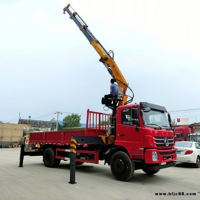 恒沃8噸折臂隨車吊 小型液壓隨車起重機 12折臂式汽車隨車吊