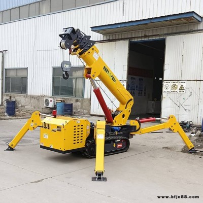 油電倆用蜘蛛吊車 銘江生產履帶式起重機 體積小力量大
