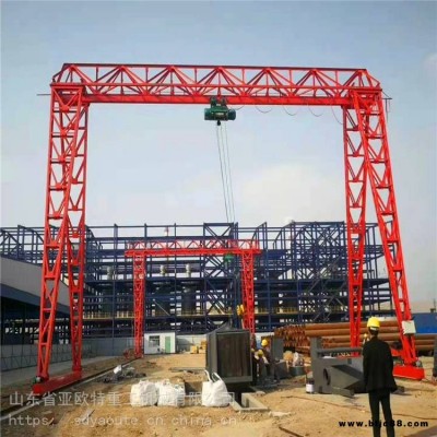 內蒙古 門式起重機 1噸單梁龍門起重機