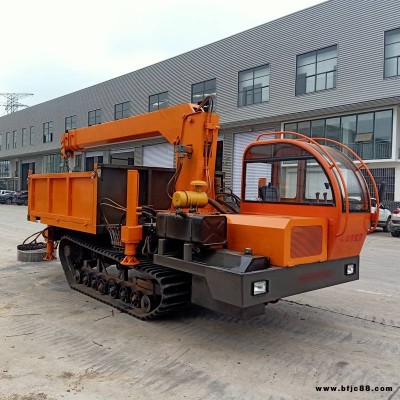 履帶式隨車起重機(jī) 橡膠履帶式車載隨車吊 多功能履帶隨車吊