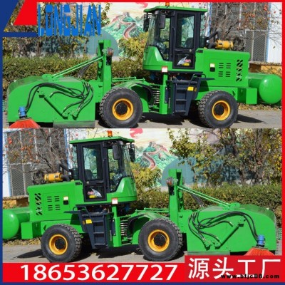 商混站清掃車 環保噴水抑制煤渣塵土掃地機  道路清潔環衛車輛銷售混凝土清掃車 大型貨場用工程路面掃地機 惡劣道路環境可用