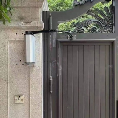 安徽自動門工廠側裝曲臂式自動開門機單元門禁系統電動閉門器防水自動