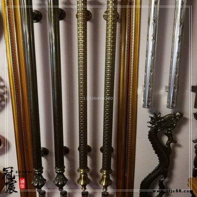 酒店大門(mén)紅古銅不銹鋼水晶拉手廠家報(bào)價(jià) 專(zhuān)業(yè)的鍍色標(biāo)準(zhǔn)