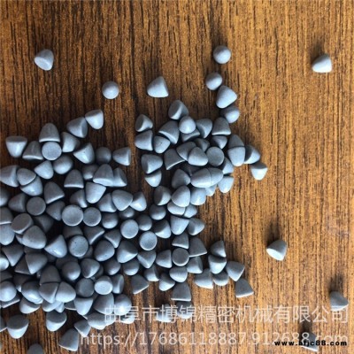 錦誠廠家批發白剛玉研磨石 棕剛玉磨料 塑磨磨料 鋼珠 拋光磨塊磨具