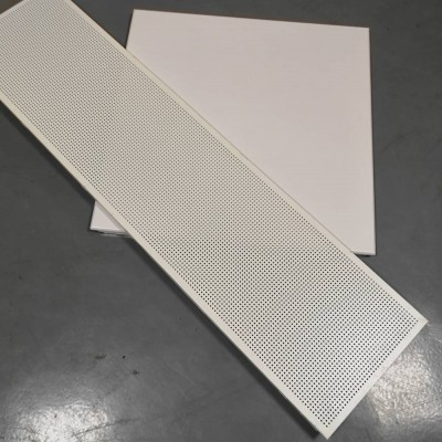 集成吊頂鋁扣板 白色0.8厚300*1200規格烤漆噴涂條形鋁扣板天花