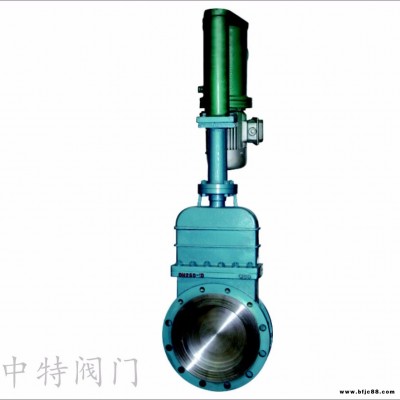 PZ273F電液動(dòng)排灰刀型閘閥 遠(yuǎn)程電動(dòng)控制插板閥 刀閘閥